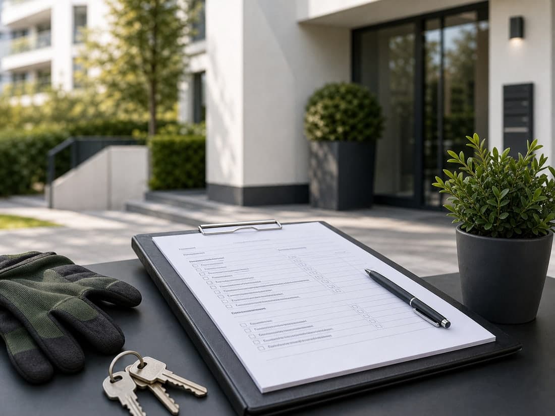 Objektcheck mit Checkliste
